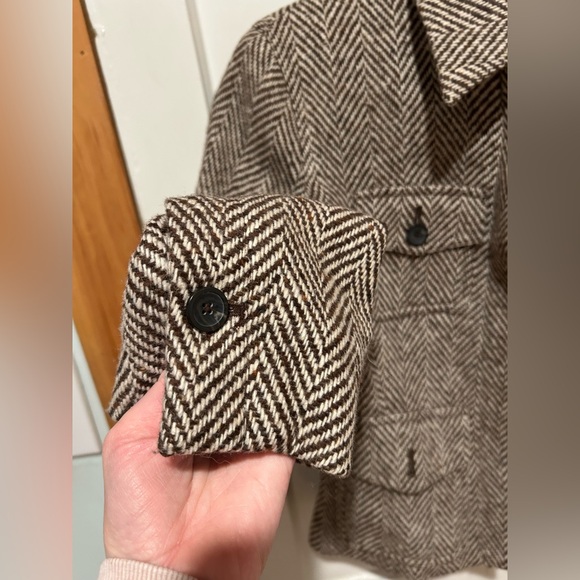 Body by Victoria herringbone wool bomber. - Picture 5 of 10